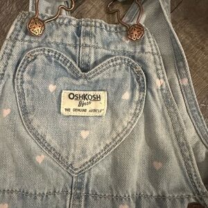 Osh Gosh Bgosh heart overalls